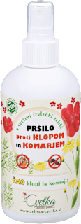 Zeliščno pršilo proti klopom in komarjem Cvetka