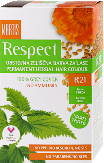 Boja za kosu – R21 kana crvena Respect