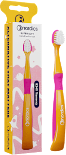Детска четка за зъби Super Soft, 3+г., оранжева nordics