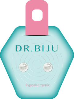 Hipoalergene naušnice pearl DR. BIJU