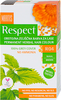Boja za kosu – R04 smeđa Respect
