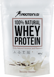 100% NATURAL WHEY PROTEIN - Vanila sa zaslađivačem steviol proteini.si