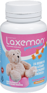 Laxemon gumi medvedki, z okusom pomaranče enemon