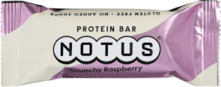 Beljakovinska ploščica Crunchy Raspberry NOTUS