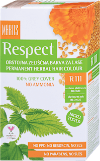 Boja za kosu – R111 srebrno platinasto plava Respect
