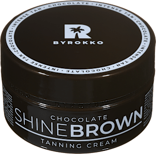 Krema za pospešitev zagorelosti Chocolate Shine Brown Byrokko