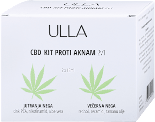 CBD Kit proti aknam 2v1 (2x15 ml) ULLA