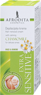 Extra Sensitive depilacijska krema za lice i bikini AFRODITA