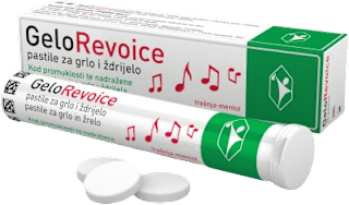 Pastile za grlo – trešnja i mentol  GeloRevoice