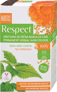 Barva za lase R05 Svetlo rjava Respect