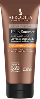 Samoporjavitveni losjon za obraz in telo HELLO, SUMMER AFRODITA