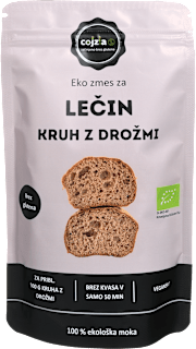 Bio zmes za lečin kruh z drožmi cojzla