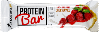 Proteinska pločica - cheesecake malina proteini.si