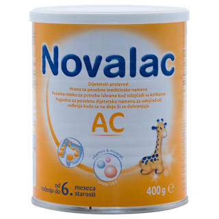 Početno mleko za odojčad sa kolikama AC, od rođenja do 6. meseca Novalac
