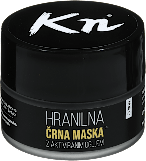 Hranilna črna maska z aktivnim ogljem Karbonoir