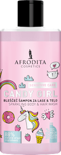 Candy Girl dječji sjajni šampon za kosu i tijelo  AFRODITA