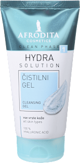 CLEAN PHASE 1, HYDRA SOLUTION gel za čišćenje lica AFRODITA