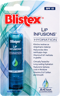 Balzam za ustnice Lip Infusions Hydration, ZF 15 Blistex