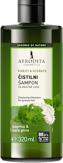 Čistilni šampon za mastne lase Purify & Hydrate  AFRODITA
