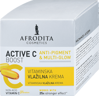ACTIVE C BOOST vitaminska hidratantna krema za lice AFRODITA