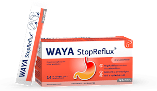 StopReflux citromos ízű folyadék 14 db tasak, reflux kezelésére WAYA