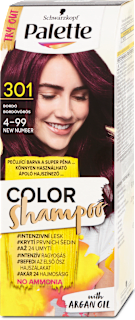 Tartós hajszínező, bordóvörös 4-99 (301) Palette COLOR Shampoo