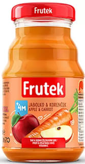 Sok od jabuke i mrkve, 4+ mj. Frutek