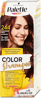 Tartós hajszínező, kávébarna 3-65 (244) Palette COLOR Shampoo