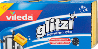 glitzi spužva za čišćenje posuđa vileda