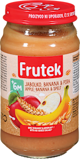 Voćna kašica od jabuke i banane s pirom, 6+mj. Frutek