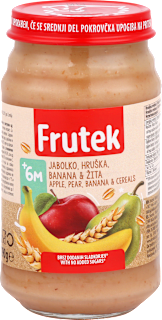 Kašica, jabuka, kruška i banana sa pšeničnim i ovsenim pahuljicama, od 6. meseca Frutek