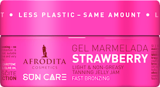 Gel marmelada za hitro pridobivanje zagorelosti Sun Care Strawberry AFRODITA