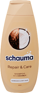 Regeneráló sampon Repair & Care, sérült és száraz hajra schauma