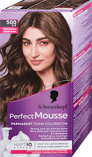 Trajna barva za lase 500 Srednje rjava Schwarzkopf Perfect Mousse