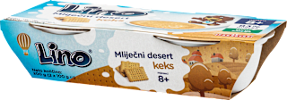 Mliječni desert – keks, 8 + mj. Lino