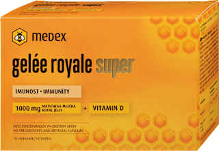 Prehransko dopolnilo Gelée Royale Super + D3 Medex