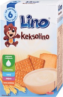 Keksolino žitna kašica Lino