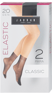Elastic sokne Classic, 20 DEN – Tamno drap, 2 para JADRAN ČARAPE