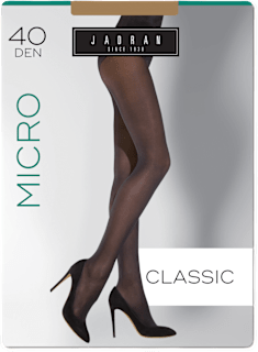 Micro hulahopke Classic, 40 DEN, veličina  3 – 4 – Tamno drap JADRAN ČARAPE