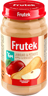 Voćna kašica od jabuke s piškotama, 6. mj. Frutek