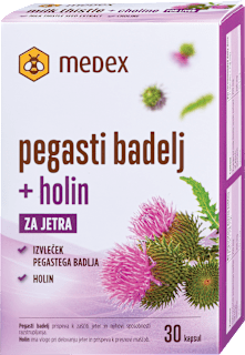 Prehransko dopolnilo Pegasti badelj + holin Medex