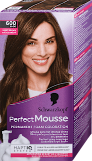 Trajna barva za lase 600 Svetlo rjava Schwarzkopf Perfect Mousse