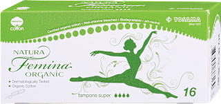 Natura Femina Organic tamponi super Natura Femina