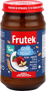 GOOD NIGHT mlečna kašica sa jabukom i žitnim pahuljicama, sa ukusom vanile, od 6. meseca Frutek