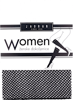 Women ženske mrežaste dokoljenke – Crna, 1 par  JADRAN ČARAPE