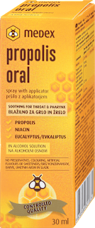 Propolis oral pršilo z aplikatorjem Medex