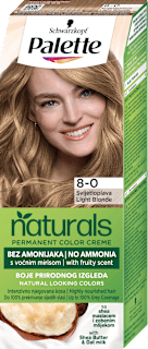 Boja za kosu – 8-0 svetloplava  Palette naturals COLOR CREME