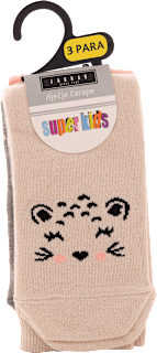 super kids dječje čarape, veličina 10 – Leopard, 3 para JADRAN ČARAPE