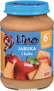 Kašica- JABUKA i keks, d 6. meseca Lino