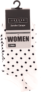 Women ženske stopalice, veličina 39 – 41 – Točkice, 2 para JADRAN ČARAPE